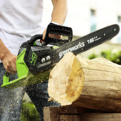 Pilarka łańcuchowa akumulatorowa 40V 40 cm GD40CS18K2X zestaw 2005807UC GREENWORKS