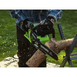 Pilarka łańcuchowa akumulatorowa 40V 40 cm GD40CS18K2X zestaw 2005807UC GREENWORKS
