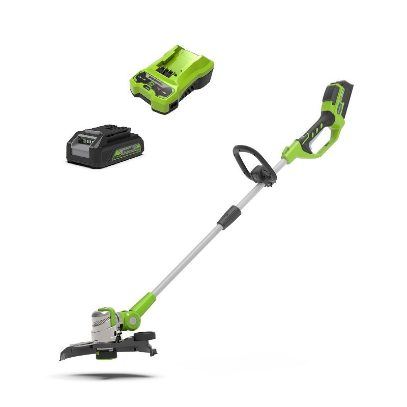 Podkaszarka akumulatorowa Premium 24V G24LT30MK2 zestaw 2100007UA GREENWORKS Bahcocentrum.pl
