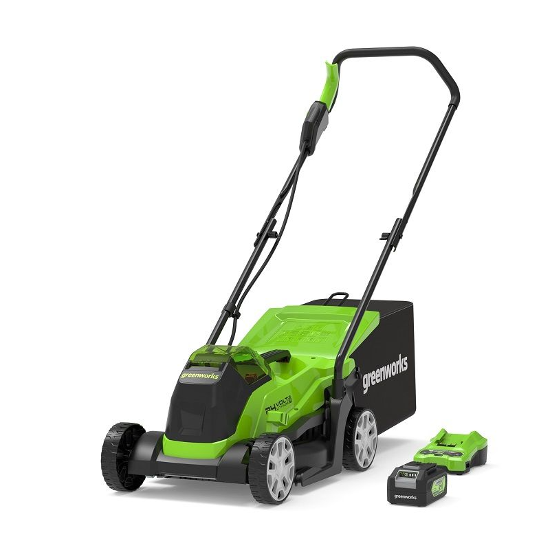 Kosiarka akumulatorowa 24V 33 cm GD24LM33K4 zestaw 2516107UB GREENWORKS Kosiarka akumulatorowa 24V 33 cm GD24LM33K4 zestaw 2516107UB GREENWORKS Bahcocentrum.pl