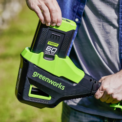 Nożyce do żywopłotu akumulatorowe na wysięgniku 60V GD60PHT body 2300107 GREENWORKS