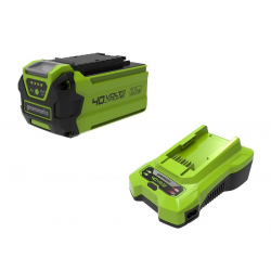 Zestaw akumulator 40V 4.0 Ah + ładowarka GSK40B4 2945707 GREENWORKS