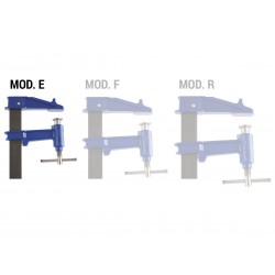 Ścisk śrubowy tłokowy 400 x 85 mm BLUELINE E 03040 PIHER