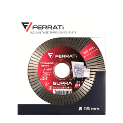 Tarcza diamentowa do ceramiki i kamienia Ø 115 mm SUPRA F20101 FERRATI