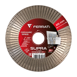 Tarcza diamentowa do ceramiki i kamienia Ø 125 mm SUPRA F20102 FERRATI