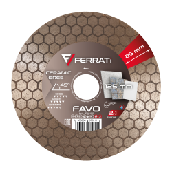 Tarcza diamentowa do ceramiki i gresu Ø 125 mm FAVO F20105 FERRATI