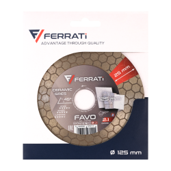 Tarcza diamentowa do ceramiki i gresu Ø 125 mm FAVO F20105 FERRATI