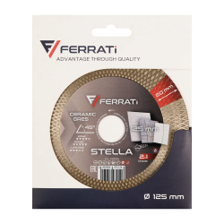 Tarcza diamentowa do ceramiki i gresu Ø 125 mm STELLA F20106 FERRATI