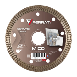 Tarcza diamentowa do ceramiki i gresu Ø 115 mm MICRO F20107 FERRATI