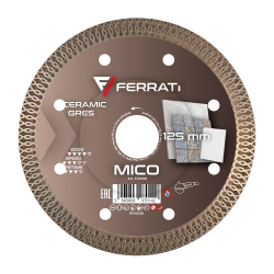 Tarcza diamentowa do ceramiki i gresu Ø 125 mm MICRO F20108 FERRATI