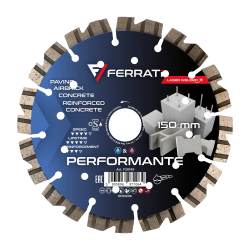 Tarcza diamentowa do betonu, rur betonowych Ø 150 mm PERFORMANTE F20149 FERRATI