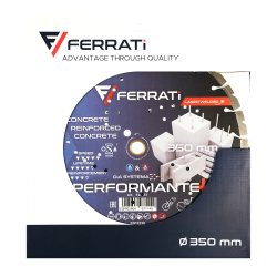 Tarcza diamentowa do betonu, cegły szamotowej, lastryko Ø 350 mm PERFORMANTE PLUS F20157 FERRATI