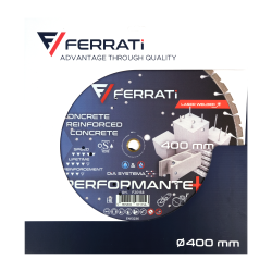 Tarcza diamentowa do betonu, cegły szamotowej, lastryko Ø 400 mm PERFORMANTE PLUS F20158 FERRATI