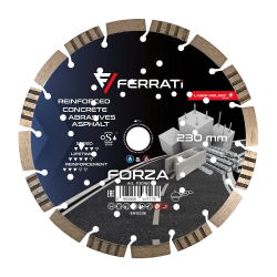 Tarcza diamentowa do betonu, lastryko Ø 230 mm FORZA F20160 FERRATI