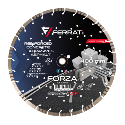 Tarcza diamentowa do betonu, lastryko Ø 400 mm FORZA F20162 FERRATI