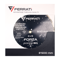 Tarcza diamentowa do betonu, lastryko Ø 500 mm FORZA F20164 FERRATI