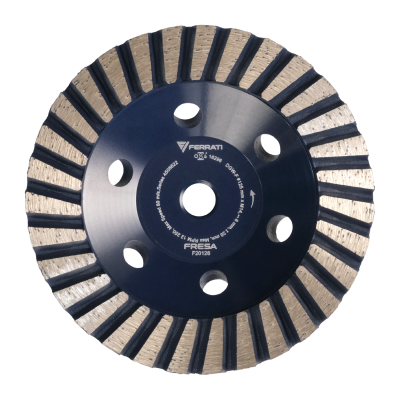 Tarcza diamentowa szlifująca do kamienia naturalnego, lastryko Ø 125 mm FRESA F20126 FERRATI Tarcza diamentowa szlifująca do kamienia naturalnego, lastryko Ø 125 mm FRESA F20126 FERRATI Bahcocentrum.pl