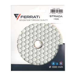 Diamentowy pad polerski Ø 100 mm P100 STRADA F20135 FERRATI