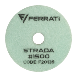 Diamentowy pad polerski Ø 100 mm P1500 STRADA F20139 FERRATI