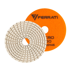 Diamentowy pad polerski Ø 100 mm P1500 VELCRO F20146 FERRATI