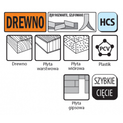 Brzeszczot do cięcia precyzyjnego 65 mm HCS OMF230 Starlock 5 szt. OMF230-X5 CMT
