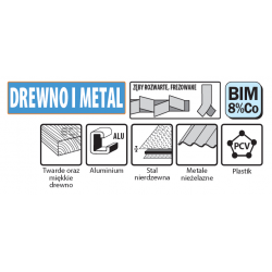 Brzeszczot do cięcia wgłębnego 28 mm Bi-metal OMM11 50 szt. OMM11-X50 CMT
