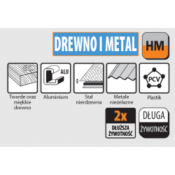 Brzeszczot o podwyższonej żywotności 35 mm HM OMS14 OMS14-X1 CMT