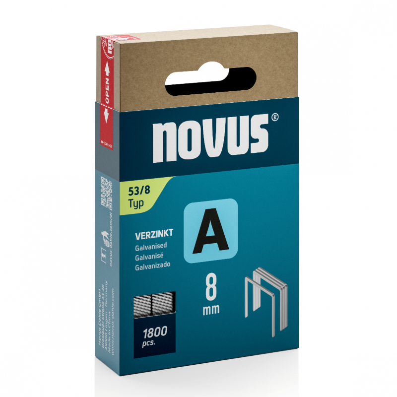 Zszywki typ A 53/8 opak. 1800 szt. 042-0774 NOVUS Zszywki typ A 53/8 opak. 1800 szt. 042-0774 NOVUS Bahcocentrum.pl