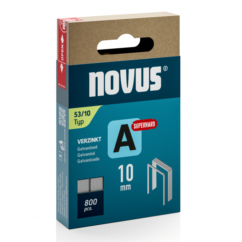 Zszywki super twarde typ A 53/10 opak. 800 szt. 042-0778 NOVUS Zszywki super twarde typ A 53/10 opak. 800 szt. 042-0778 NOVUS Bahcocentrum.pl