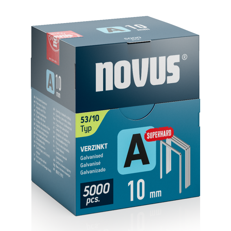 Zszywki super twarde typ A 53/10 opak. 5000 szt. 042-0763 NOVUS Bahcocentrum.pl