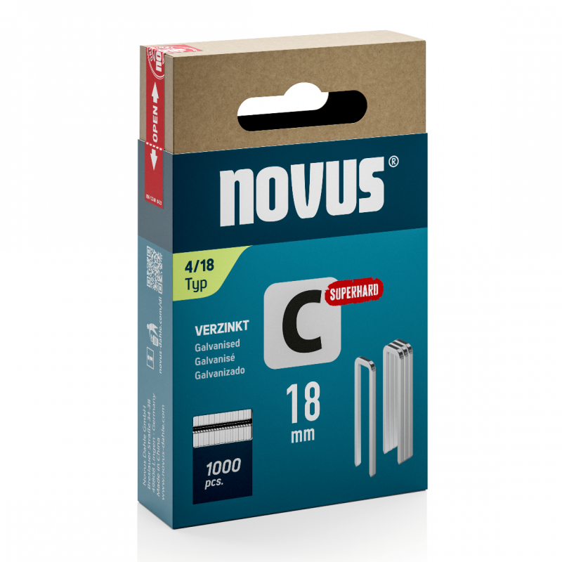 Zszywki typ C 4/18 opak. 1000 szt. 042-0802 NOVUS Zszywki typ C 4/18 opak. 1000 szt. 042-0802 NOVUS Bahcocentrum.pl