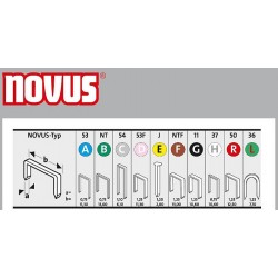 Zszywki typ G 11/14 opak. 600 szt. 042-0799 NOVUS