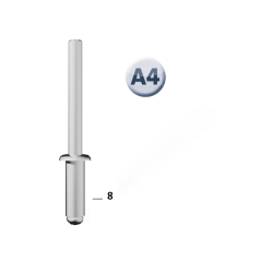 Nit zrywalny aluminiowy A4/8 30 szt. 045-0024 NOVUS