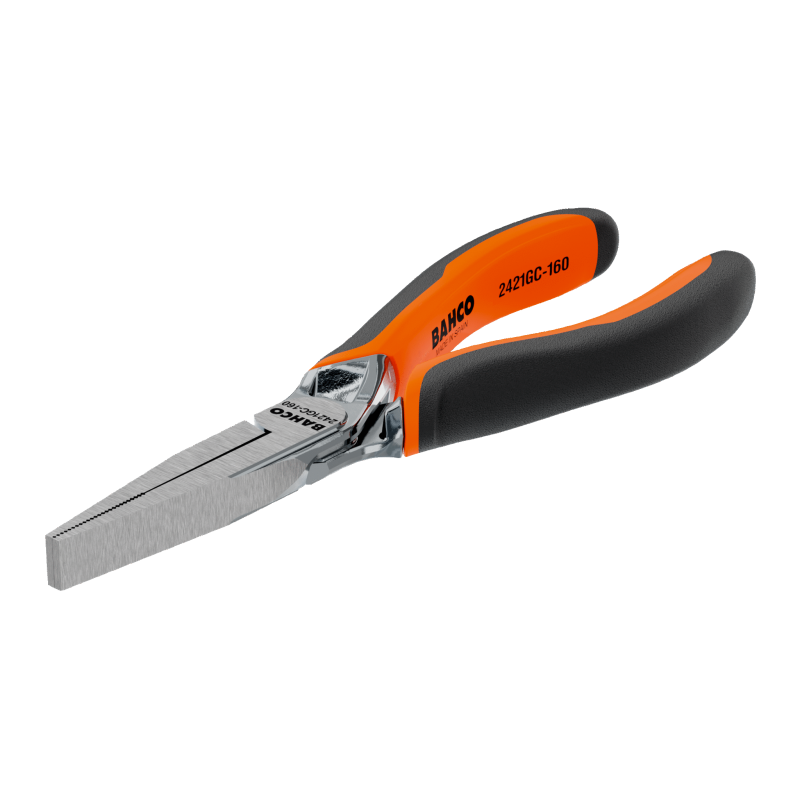 Szczypce płaskie chromowane 180 mm ERGO™ 2421GC-180IP BAHCO Szczypce płaskie chromowane 180 mm ERGO™ 2421GC-180IP BAHCO Bahcocentrum.pl