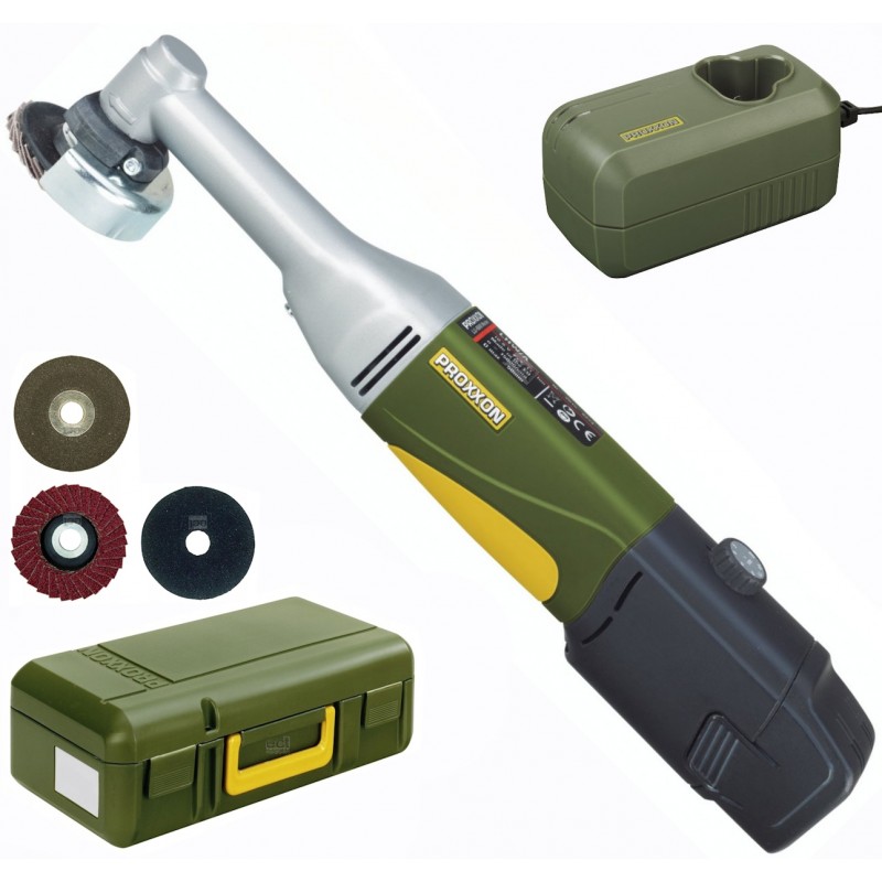 Szlifierka kątowa wydłużona akumulatorowa LHW/A Ø 50 mm z akcesoriami MICROMOT 29815 PROXXON Szlifierka kątowa wydłużona akumulatorowa LHW/A Ø 50 mm z akcesoriami MICROMOT 29815 PROXXON Bahcocentrum.pl